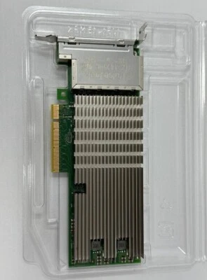Both brackets X710-T4 DELL X710 Quad Port 10GbE Base-T PCIe Adapter 08XJ7 X710T4 - Image 1 of 2