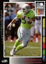 1992 Wild Card WLAF Football Trading Cards Pick From List