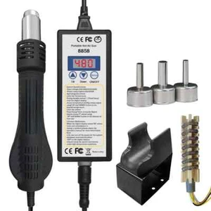 Heißluftpistole Micro Rework Lötstation LCD Digital Haartrockner für Heißluftpistole - Bild 1 von 5