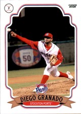 2021 Stockton Ports Choice #10 Diego Granado Colombia Cuba - NM Baseball Card