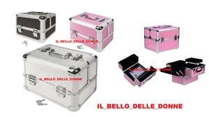 VALIGETTA TROLLEY VALIGIA ESTETICA PARRUCCHIERA TRUCCO GEL LAMPADA MANI 48W - Foto 1 di 1