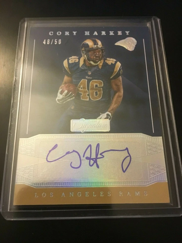2016 Donruss Signature Series CORY HARKEY Autograph auto /50 - Image 1 of 1
