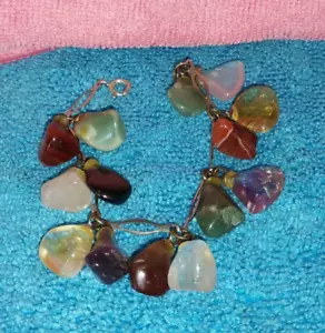 Bracciale Colore Argento con, Pietre Semi/Preziose vari colori - Foto 1 di 3