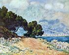 Cape Martin in Menton by Claude Monet Giclee Fine Art Print Repro on Canvas
