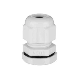 M18 Waterproof White Nylon Cable Gland - Pack of 5 - Picture 1 of 3