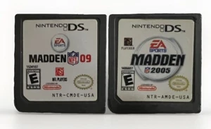 Nintendo Ds - Madden NFL 05 & 09 - Tested - Authentic - Cart Only - See Photos - Picture 1 of 11