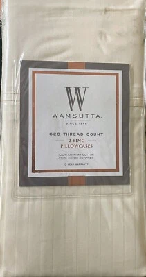 Полоса наволочки Wamsutta 620 Thread Count King цвета слоновой кости - Изображение 1 из 2