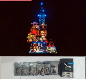 LED Light Kit for NINJAGO City Gardens 71741 - Compatible with LEGO® 71741 - Picture 1 of 6