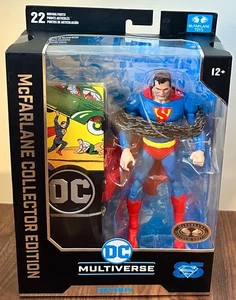 McFarlane DC Multiverse Collector Edition Action Comics #1 Superman Platinum Neu - Bild 1 von 3