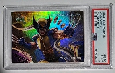 2024 Marvel Flair Power Blast Wolverine  PSA 9 💎 - Image 1 of 2