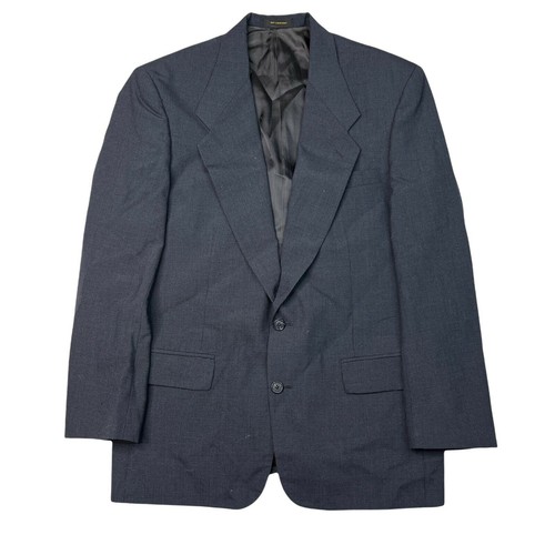Givenchy Giacca Tuta Vintage Blazer 2 Bottoni Cappotto Sportivo Blu Navy Uomo 39R