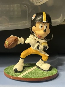 Disney Mickey Mouse Pittsburgh Steelers Figur Hamilton Collection OHNE OHREN - Bild 1 von 7