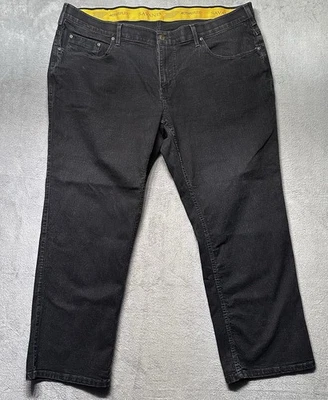 Jeans masculino Savane ActiveFlex preto 46x30 algodão stretch perna reta casual - Imagem 1 de 4