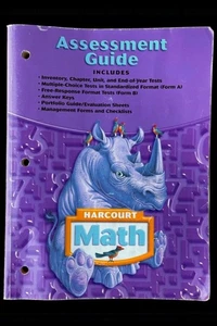 Harcourt Assessment Guide: Harcourt Math Grade 4… 1st Edition, Paperback - Picture 1 of 12