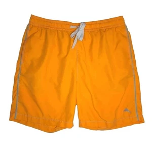 Costume da bagno Tommy Bahama nylon uomo grande cargo board pantaloncino logo marlin arancione - Foto 1 di 8