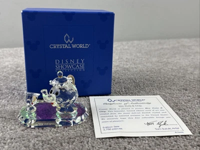 Disney Crystal World Showcase Collection Mrs Potts & Chip figurine w/ Box + COA - Image 1 of 4