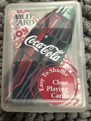 Coca-Cola - Collectable Playing Cards - Easy Shuffle / Clear Cards - Sealed w/Cs - Image 1 of 4