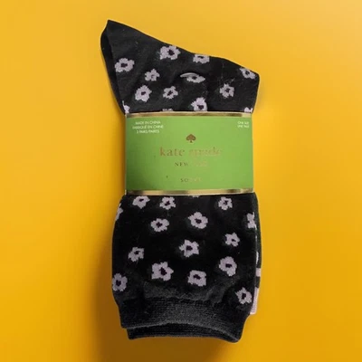 Paquete de 3 calcetines Kate Spade New York para mujer talla única 4-10... Nuevos  Foto 1 de 4