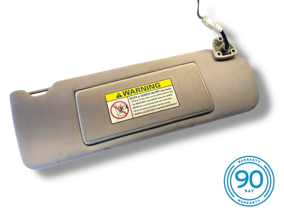 98-03 OEM Jaguar XJ8 XJR delantero derecho lado pasajero parasol beige Foto 1 de 4