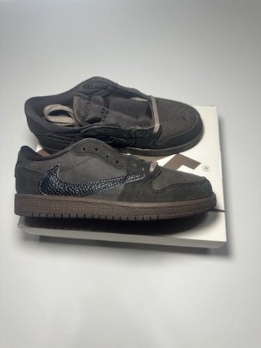 Scarpe moda Air Jordan 1 Low PS Travis Scott velluto marrone DO5442 202