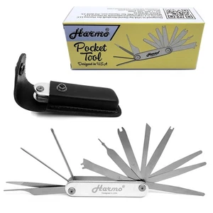 Harmonica 12 in 1 Repair Tool Kit by - 4 1/2 X 7/8 X 5/8 Inch Pocket Tool Set... - Bild 1 von 9