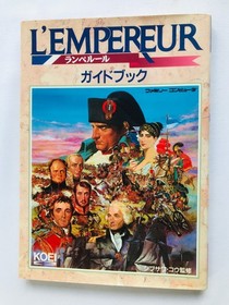 L'Empereur Guide Book Strategy First Edition FC NES with Postcard, Flyer