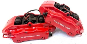 Porsche 986 987 Boxster Cayman S Front BREMBO Red Brake Calipers - 996 C2 C4 VW - Picture 1 of 13
