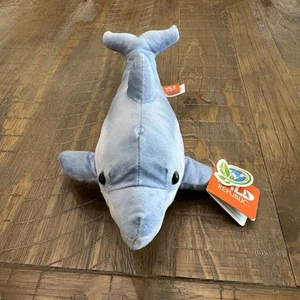 Wild Republic Cuddlekins Aquatic Bottlenose Dolphin Plush Blue Ocean Sea 13” NWT - Picture 1 of 11