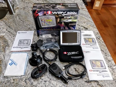 Lowrance iWAY 500C Automotive Mountable GPS Receiver & Accessories - Image 1 of 4
