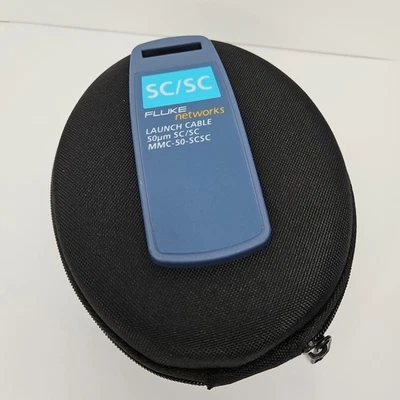 New FLUKE NETWORKS MMC-50-SCSC MULTIMODE SC/SC LAUNCH CABLE Case Wire Plug Case - Image 1 of 2