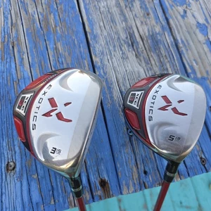 TOUR EDGE EXOTICS XCG WOODS SET 3 & 5 HOLZ (STIFF) FLEXSCHÄFTE SCHÖN!! - Bild 1 von 21