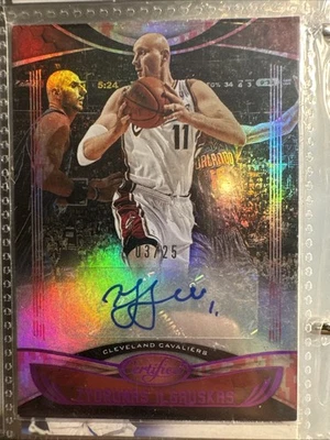 2019-20 certificado Panini - firmas certificadas Zydrunas Ilgauskas #CS-ZI (AU) Foto 1 de 2
