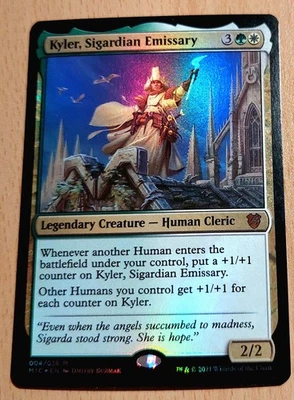 Mtg Magic: +FOIL+ Kyler, sigardischer Gesandter, Sigardian Emissary, Mythic  - Bild 1 von 2