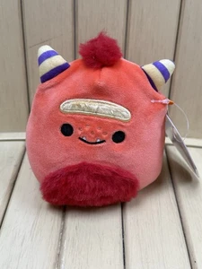 NUEVO Squishmallows 4”/4,5 pulgadas Ernest El Monstruo Naranja Escuadrón de Halloween - Imagen 1 de 9