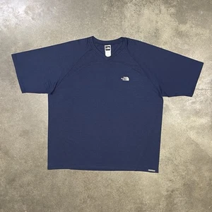 Vintage The North Face Vapor Wick T-Shirt Herren Gr. XL blau bestickt schwer - Bild 1 von 10