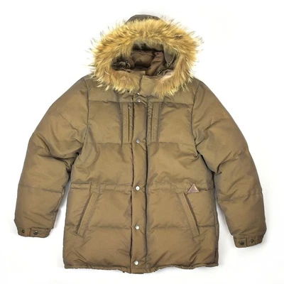 MONCLER a280 Men's Puffer Jacket with Hood and Fur Size 2 - Image 1 of 4