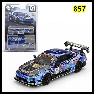 MINI GT 857 Nissan Silvia S15 D-MAX #46 D-MAX Racing 2023 D1 Grand Prix New 1/64 - Picture 1 of 9