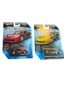 Hot Wheels Speed Machines Chevy Corvette C6R Rennwagen 2 Stück SKU:34 - Bild 1 von 4