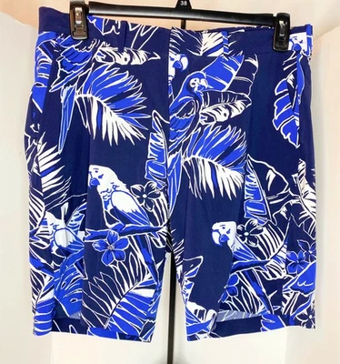 Polo Ralph Lauren Golf Shorts Mens 34 Navy Parrot Talk w/ Pouch & Polo Crest - Image 1 of 4