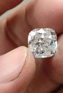1.00 Ctw CUSHION Cut IGI Certified Lab Grown CVD Diamond D Color VSS1 Clarity - Picture 1 of 14