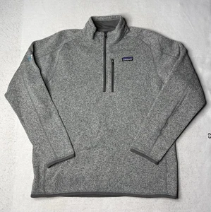 Patagonia Better Sweater Gray 1/4 Zip Jacket Mens Size Large - Picture 1 of 6