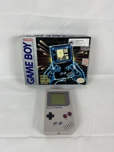 Nintendo Game Boy Launch Edition Handheld System Box Tetris Bundle - Picture 1 of 8