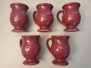 (1) Taza Pedestal Vitrificado Cerámica Longaberger Roja, varias disponibles (1 cada una) - Imagen 1 de 8