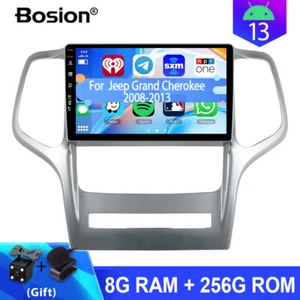 9'' Car Radio For Jeep Grand Cherokee 08-13 Android 13 GPS WIFI 8G+256G CarPlay - Picture 1 of 12
