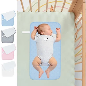 Baby Changing Pad Liners Change Pad Liner Bed Pad Play Mat Waterproof 26.5x14.3" - Picture 1 of 16