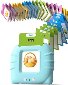 Talking Flash Cards for Toddler 1 2 3 4 Year Olds, Language Learning Toys, Po... - Picture 1 of 6