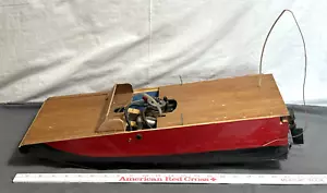 Vintage hand built kit R/C Speed Race Air Boat GS11 Marine engine Kyosho Futaba - Picture 1 of 18
