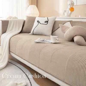 Thicken Plush Sofa Covers Sofas Towel Anti-slip Protector Removable Sofa Blanket - Picture 1 of 24