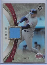 2005 Upper Deck MLB Artifacts KENT HRBEK game worn Minnesota Twins jersey 33/99
