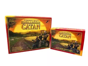 The Settlers of Catan 3061 Complete & 5-6 Player Expansion 3062 - VGC - USA - Picture 1 of 14